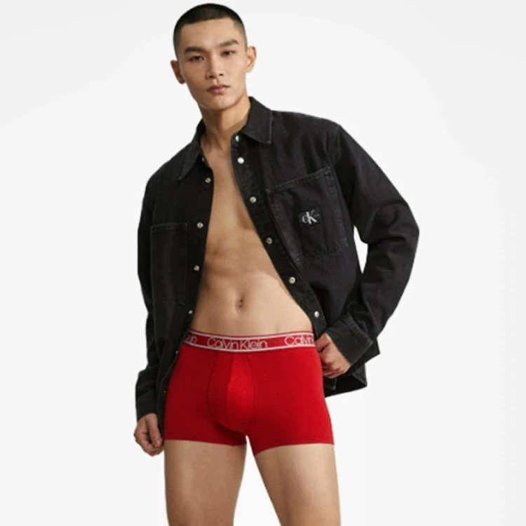 商品[国内直发] Calvin Klein|字母印花平角内裤 男款 3条装,价格¥391,第4张图片详细描述