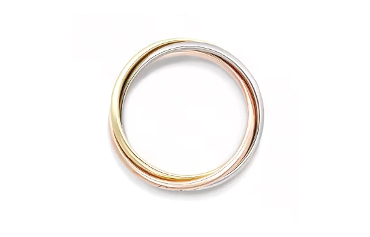 商品[国内直发] Cartier|CARTIER卡地亚 字母雕刻 窄版 小号款 2.5mm 18k金 戒指 男女同款情侣款 多色,价格¥12087,第7张图片详细描述