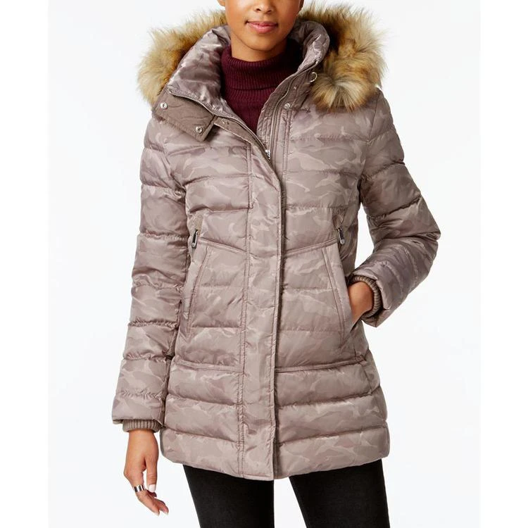 商品Vince Camuto|Faux-Fur-Trim Hooded Puffer Coat,价格¥1122,第2张图片详细描述