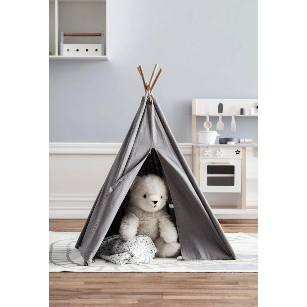 商品Kids Concept|Kids Concept Mini Tipi Tent - Off White,价格¥354,第4张图片详细描述