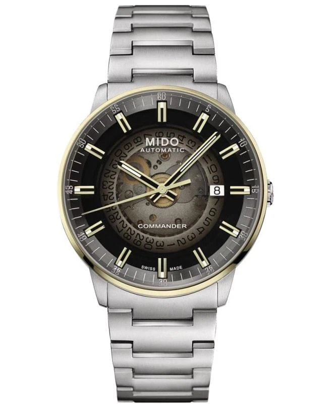 商品MIDO|Mido Commander Gradient Black Dial Stainless Steel Men's Watch M021.407.21.411.00,价格¥5494,第1张图片