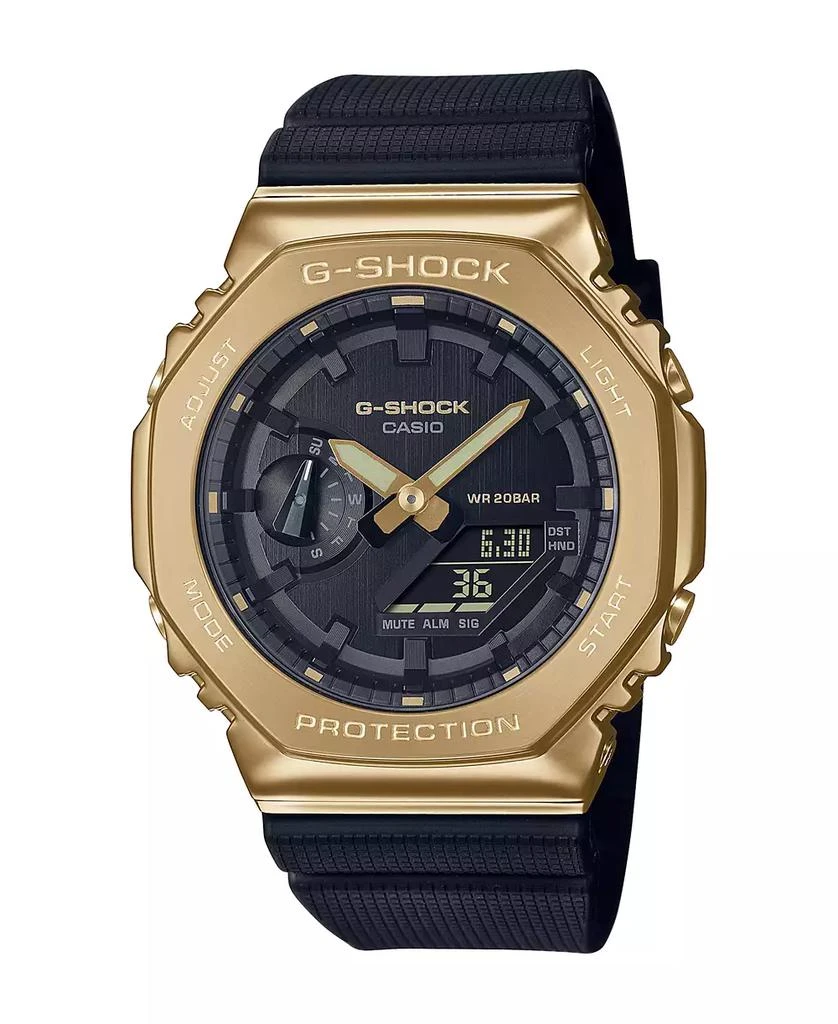 商品G-Shock|Men's Black Resin Strap Watch 44.4mm GM2100G-1A9,价格¥1794,第1张图片