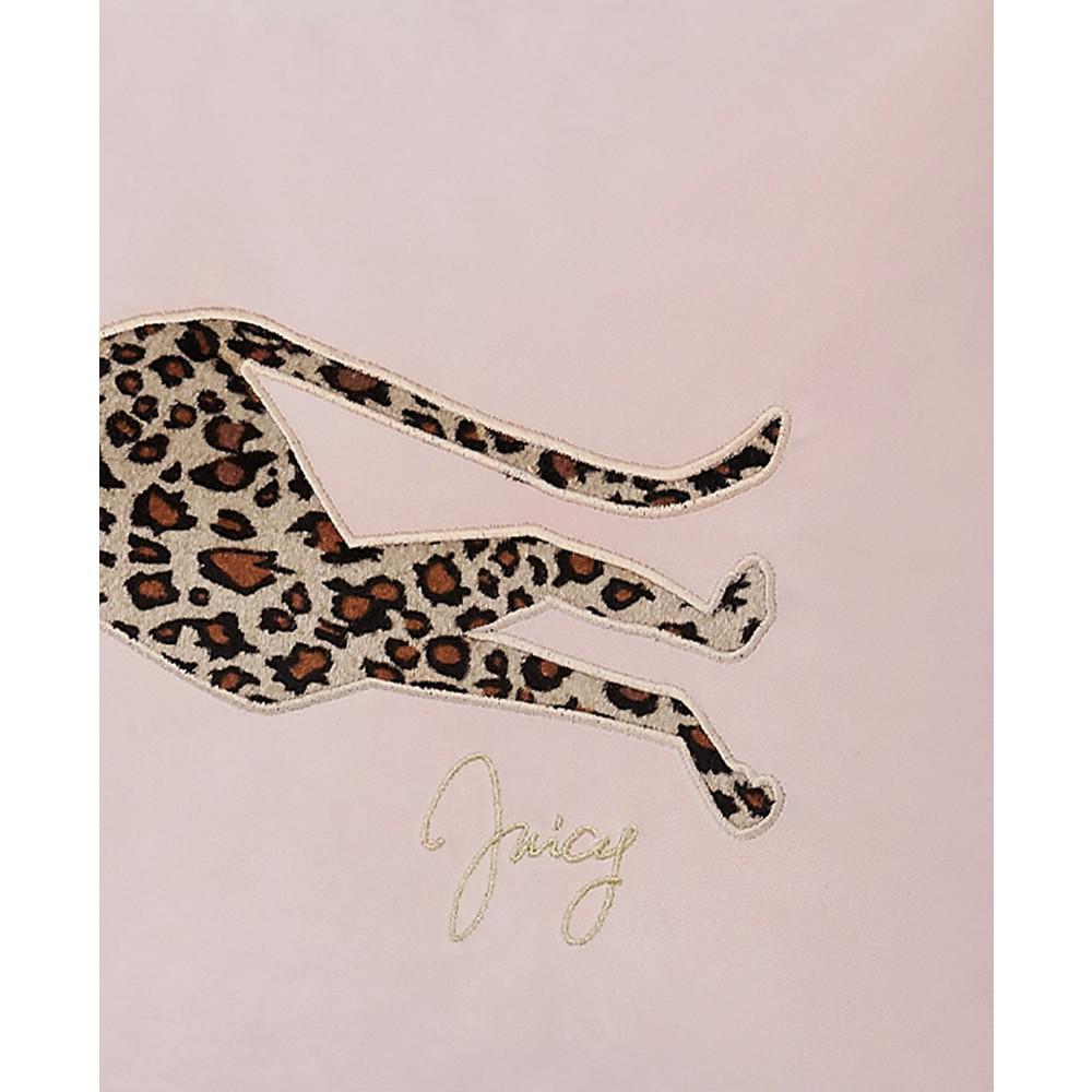 商品Juicy Couture|Velvet Cheetah Decorative Pillow, 14" x 24",价格¥181,第7张图片详细描述