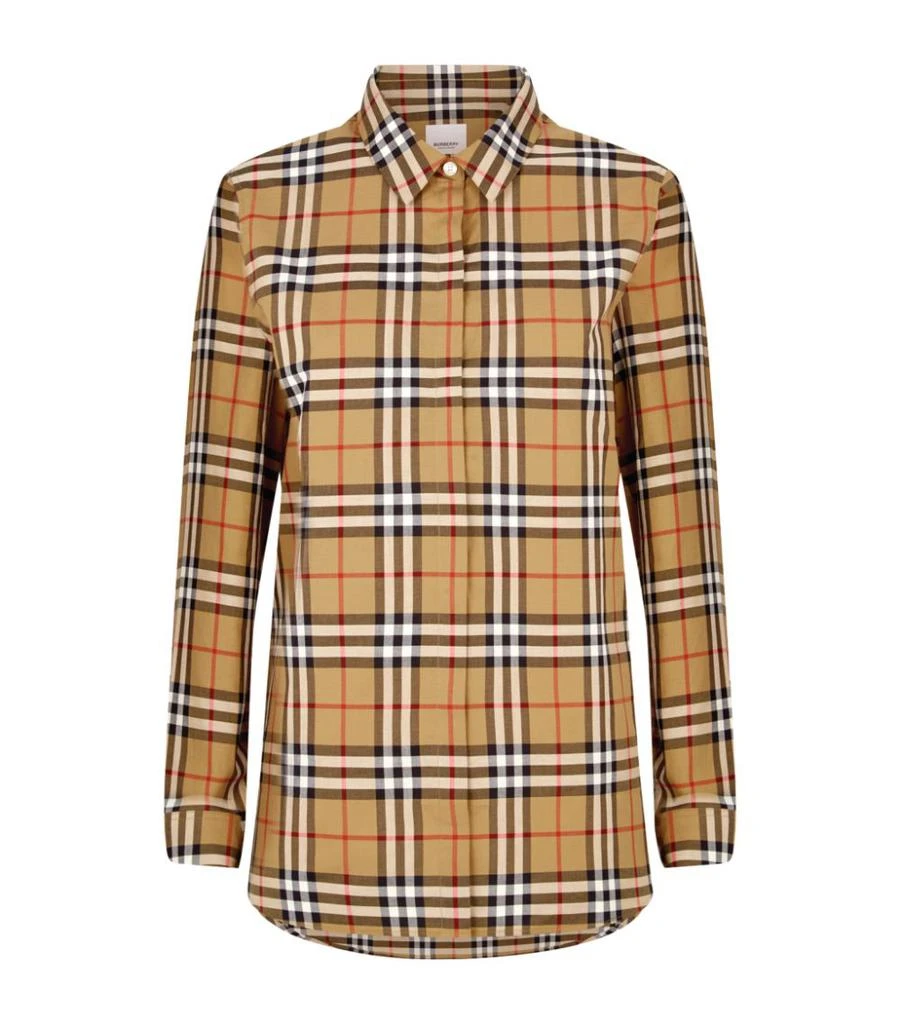 商品Burberry|Vintage Check print shirt,价格¥3321,第1张图片