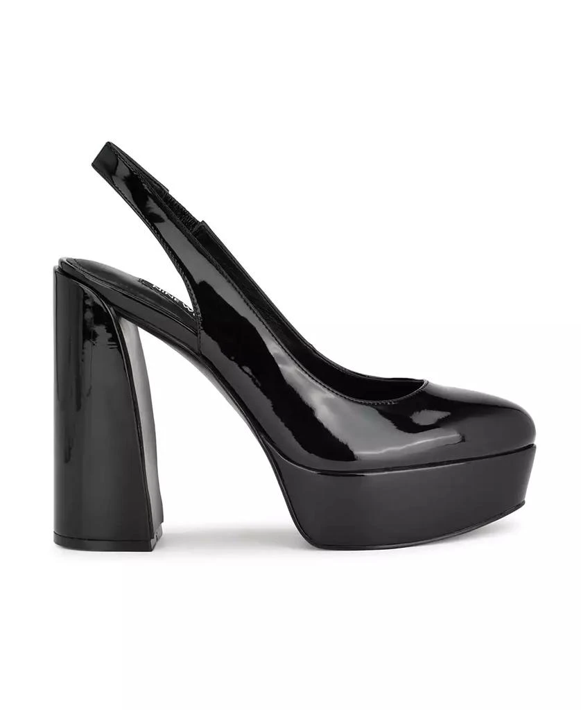 商品Nine West|Women's Trins Block Heel Slingback Dress Pumps,价格¥892,第2张图片详细描述