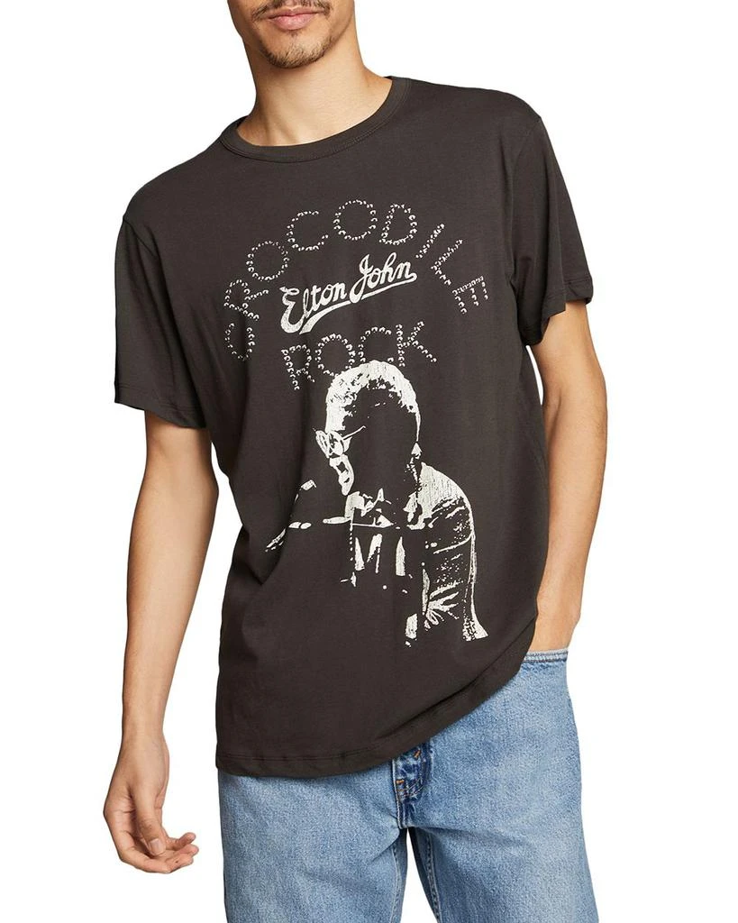 商品Chaser|Elton John Crocodile Rock Crewneck Tee,价格¥124,第1张图片详细描述