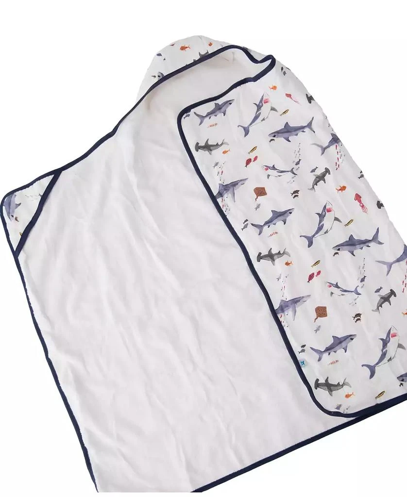 商品Little Unicorn|Baby Boys Animal Print Muslin and Terry Hooded Towel,价格¥377,第2张图片详细描述
