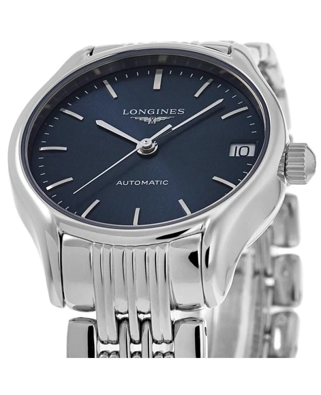 Longines Longines Lyre Automatic Blue Stick Dial Steel Women s