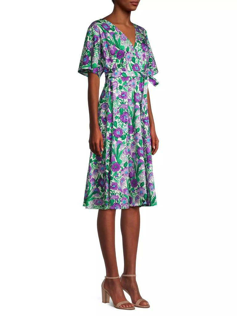 商品Weekend Max Mara|Dizzy Floral Wrap Midi-Dress,价格¥1223,第4张图片详细描述