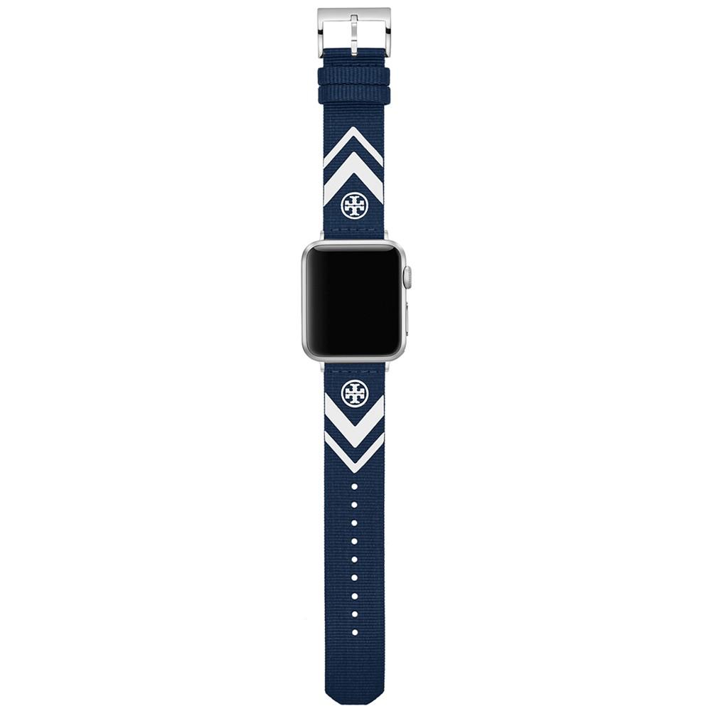 Women's Navy Chevron Grosgrain Band For Apple Watch, 38 mm/40mm商品第5张图片规格展示