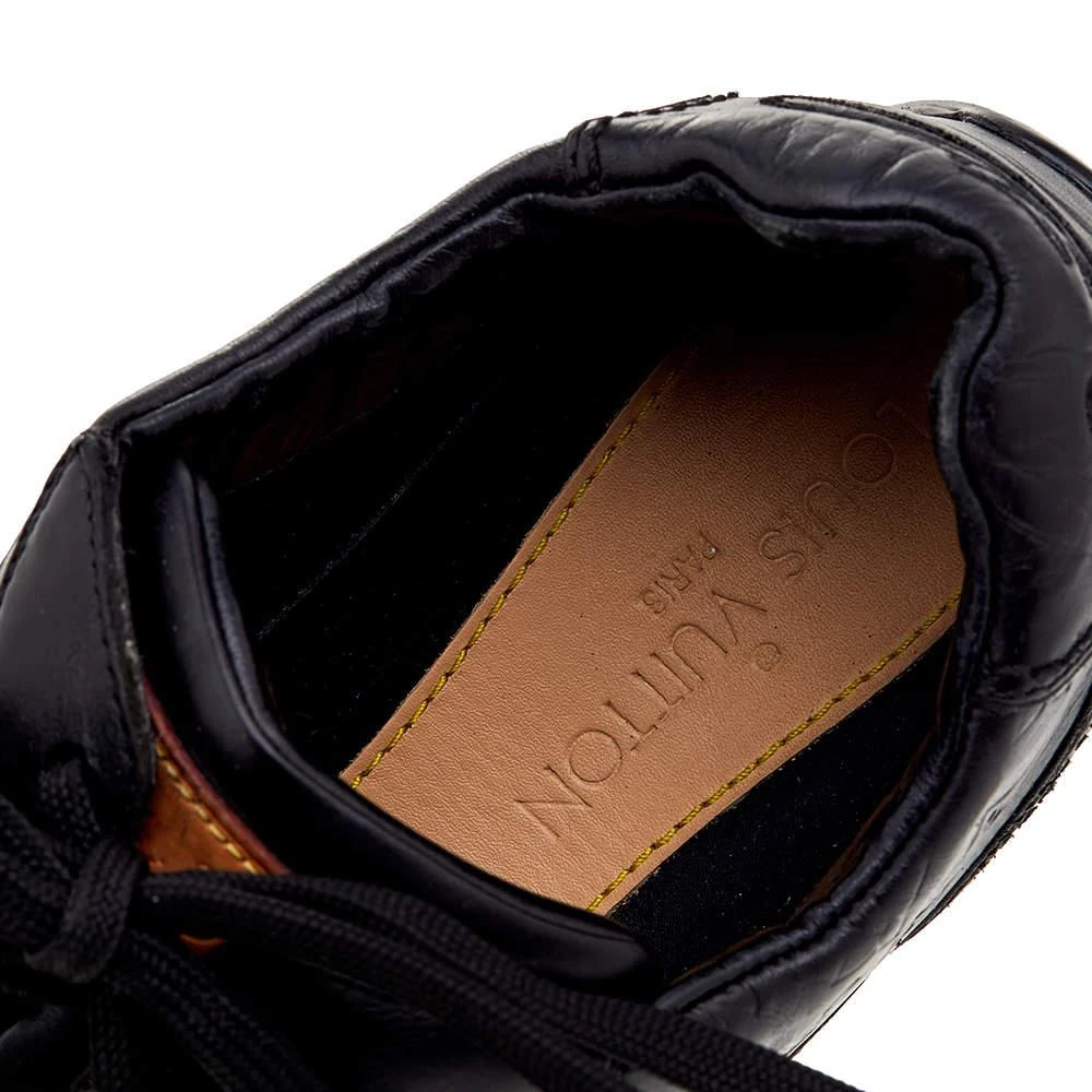 Louis Vuitton Black Monogram Leather Low Top Sneakers Size 41 商品