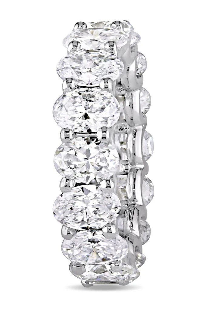 商品Suzy Levian|Sterling Silver Petite Oval-Cut CZ Eternity Band Ring,价格¥948,第3张图片详细描述