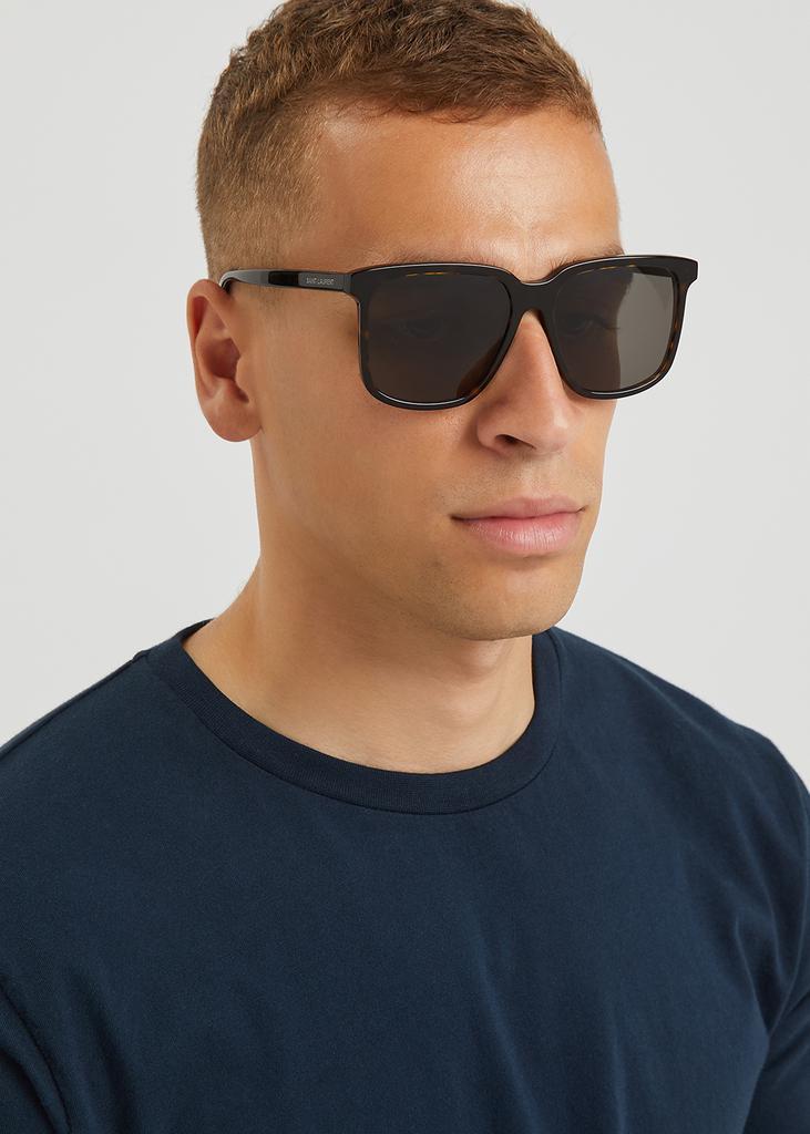 商品Yves Saint Laurent|SL480 tortoiseshell square-frame sunglasses,价格¥1629,第7张图片详细描述