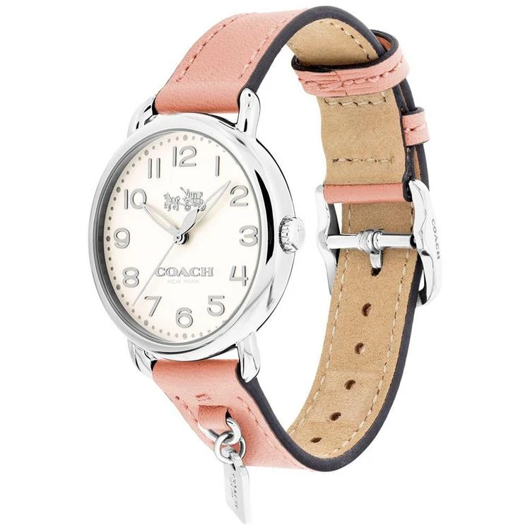 商品Coach|Women's Delancey Blush Leather Strap Watch 36mm Gift Set,价格¥1655,第2张图片详细描述