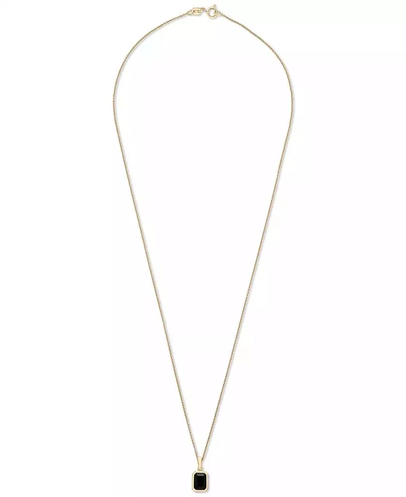 3-Pc. Set Onyx Octagon Pendant Necklace, Ring & Stud Earrings in 14k Gold-Plated Sterling Silver 商品