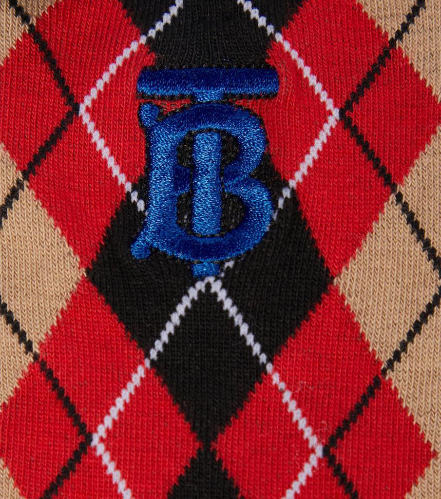 商品Burberry|Argyle-knit socks,价格¥437,第4张图片详细描述