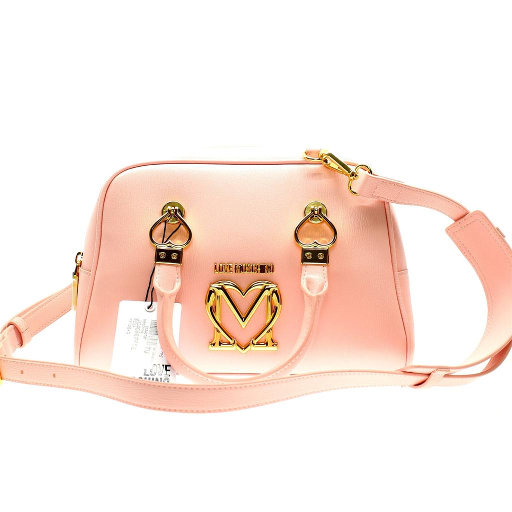 MOSCHINO Shoulder straps & Messenger Women Rose ecopelle商品第1张图片规格展示