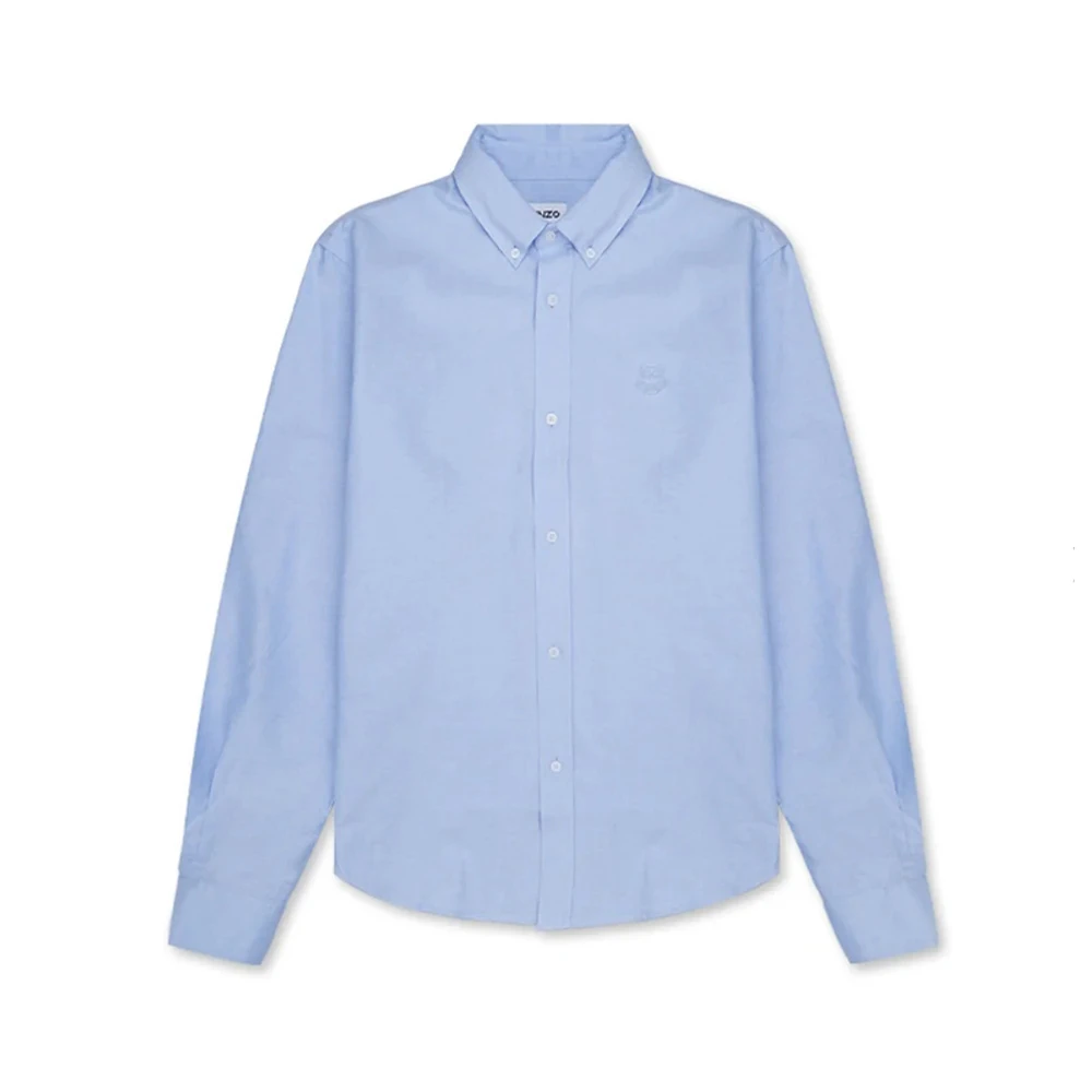 商品[国内直发] Kenzo|KENZO 浅蓝色男士衬衫 FC55CH4001LD-63,价格¥793,第1张图片
