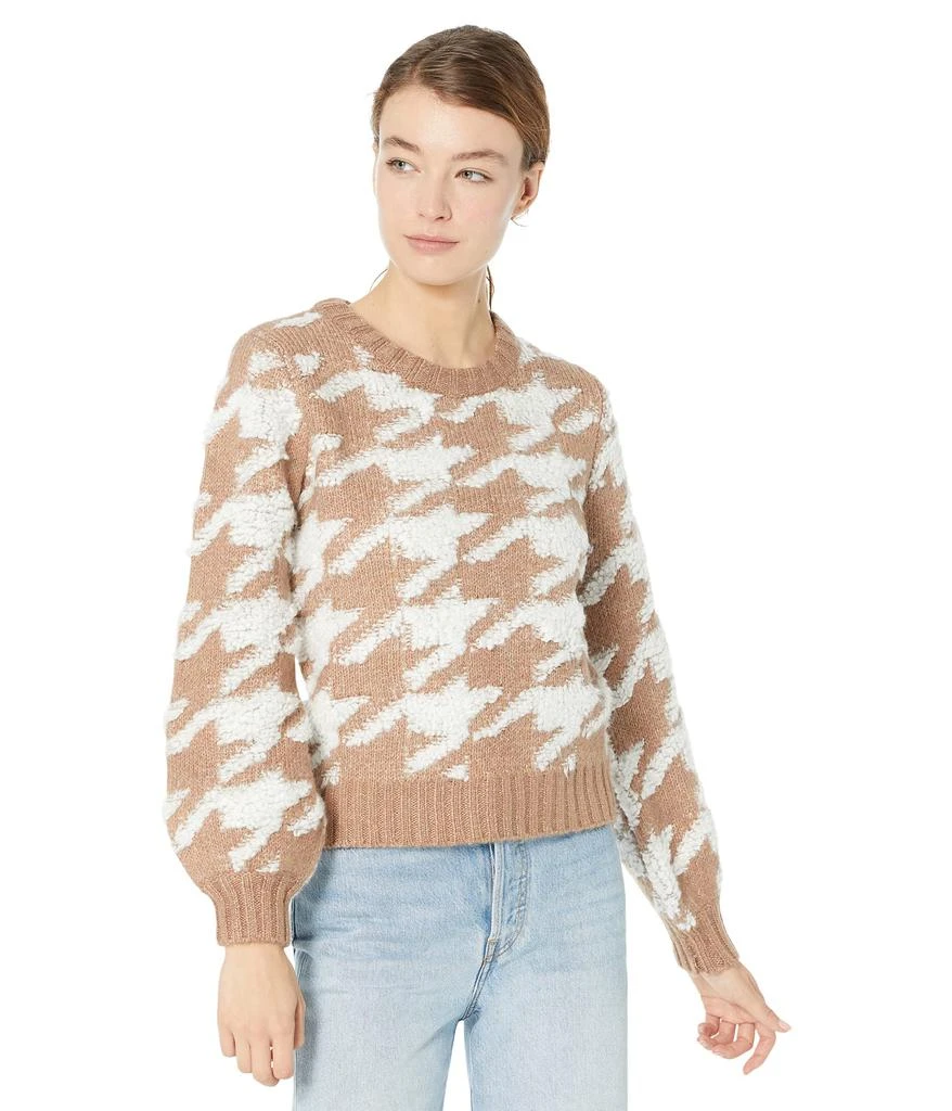 商品Line & Dot|Houndstooth Plush Sweater,价格¥348,第1张图片