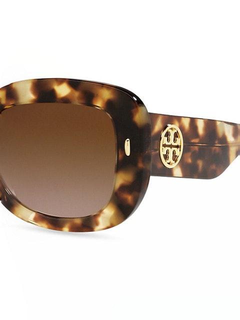 商品Tory Burch|51MM Square Sunglasses,价格¥1259,第5张图片详细描述