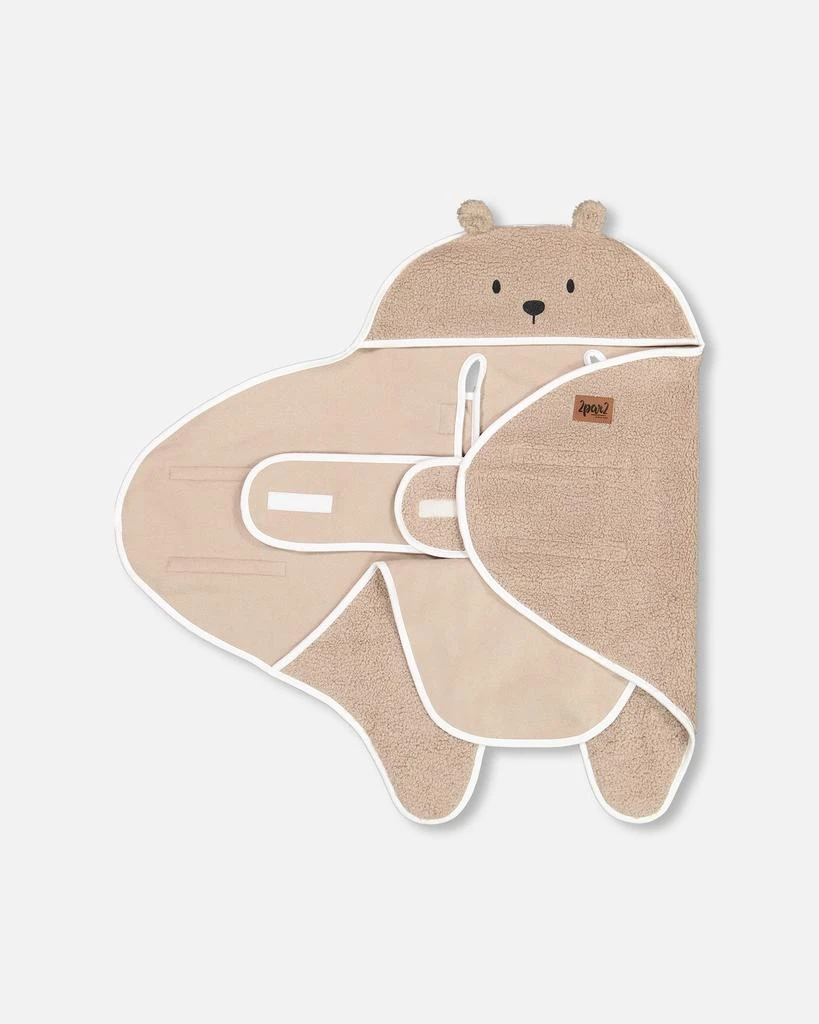 商品Deux par Deux|Baby Cocoon Blanket Brown Teddy Bear,价格¥339,第4张图片详细描述