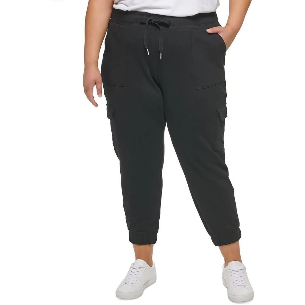 商品Calvin Klein|Calvin Klein Performance Womens Plus Cargo Sweatpants Jogger Pants,价格¥263,第1张图片