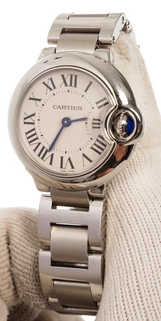 商品[二手商品] Cartier|Cartier Ballon Bleu Silver Dial Stainless Steel Ladies Watch,价格¥36148,第4张图片详细描述