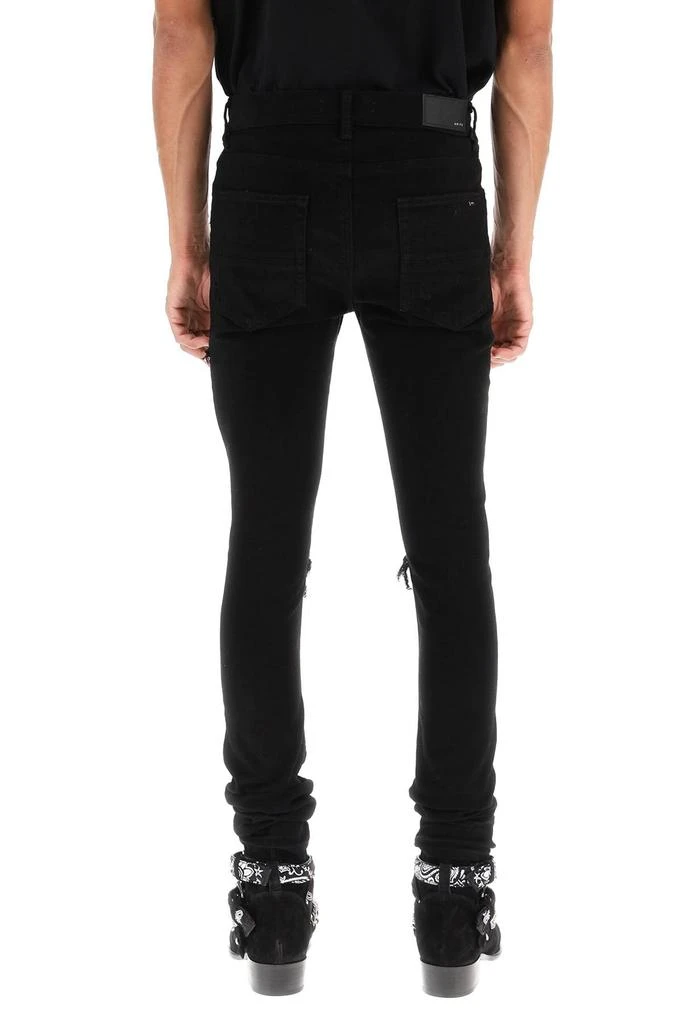 商品AMIRI|Amiri Mx1 Bandana Jeans In Black,价格¥6074,第3张图片详细描述