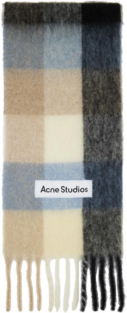 商品Acne Studios|Multicolor Check Scarf,价格¥2517,第1张图片