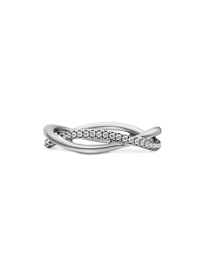 商品David Yurman|Infinity Band Ring in Platinum,价格¥17461,第1张图片