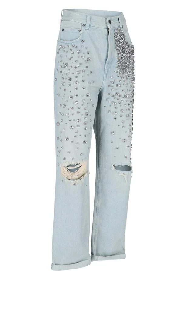 商品Golden Goose|Golden Goose Deluxe Brand Distressed Embellished Jeans,价格¥5333,第3张图片详细描述