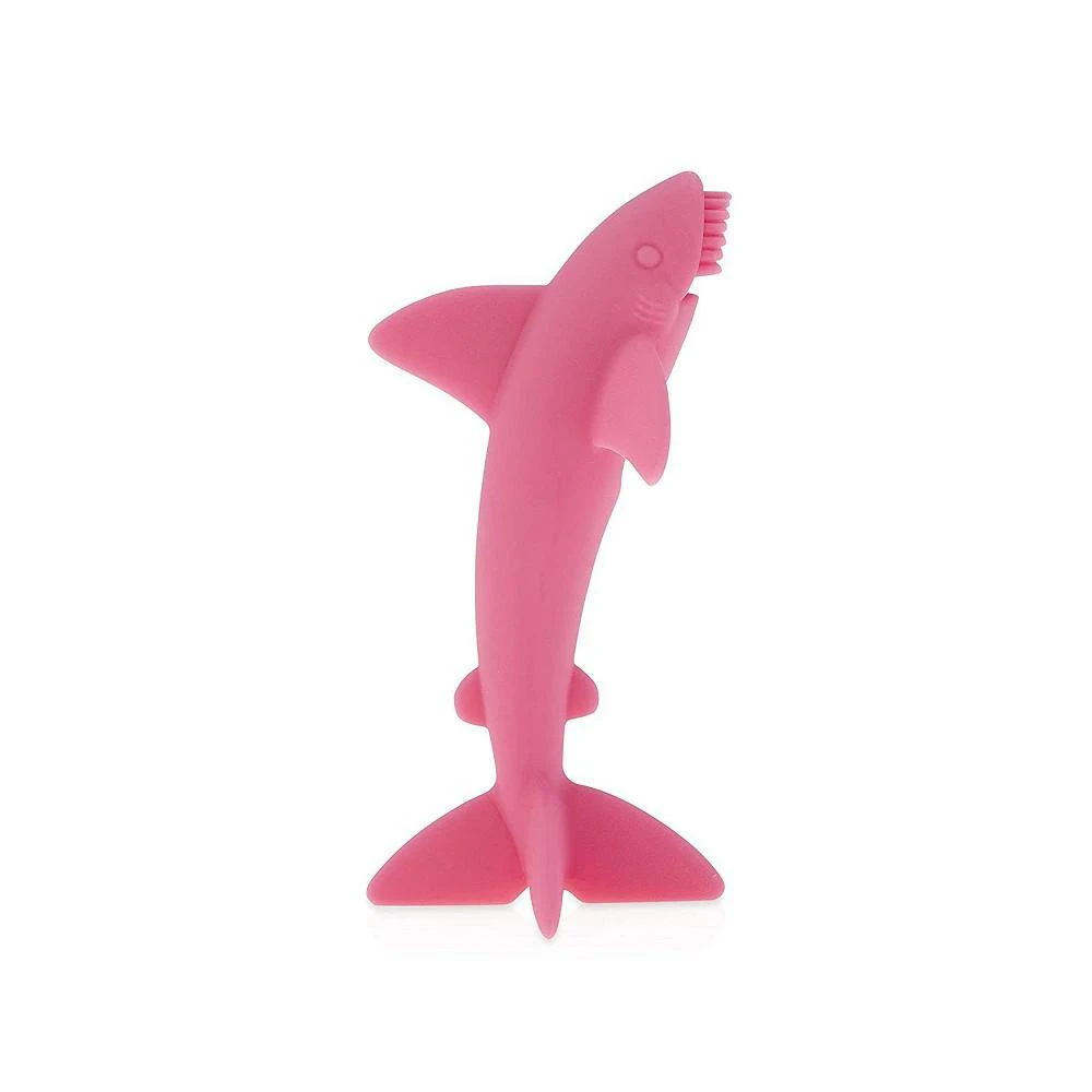 商品Nuby|Grooming Lil Shark Massaging Toothbrush, Pink,价格¥94,第3张图片详细描述