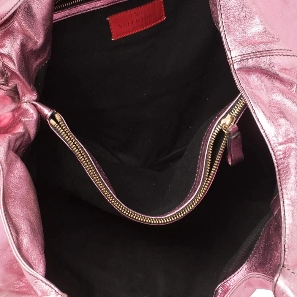 Valentino Metallic Pink Leather Nuage Bow Tote 商品