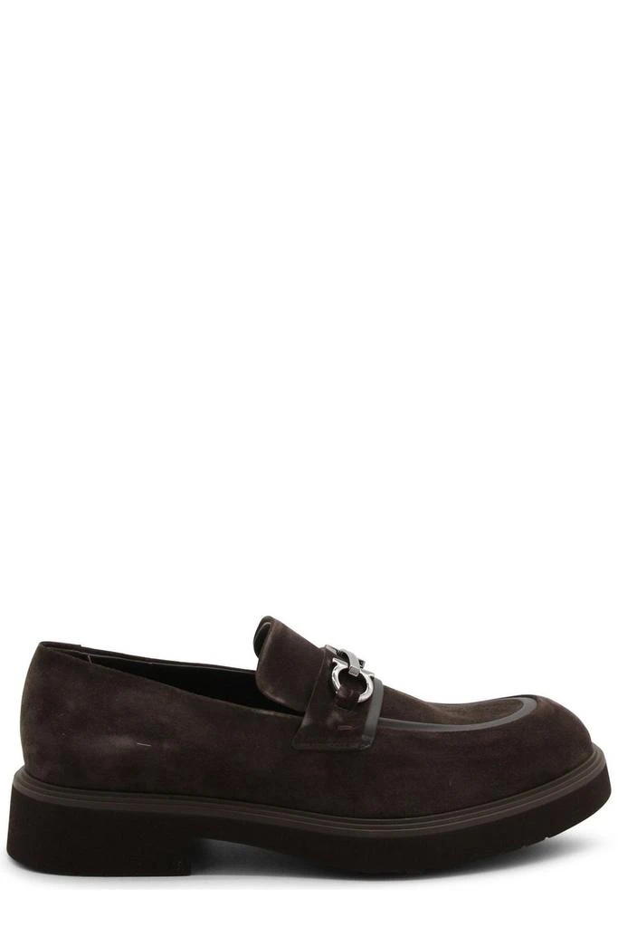 商品Salvatore Ferragamo|Salvatore Ferragamo Gancini-Buckle Slip-On Loafers,价格¥5049,第1张图片