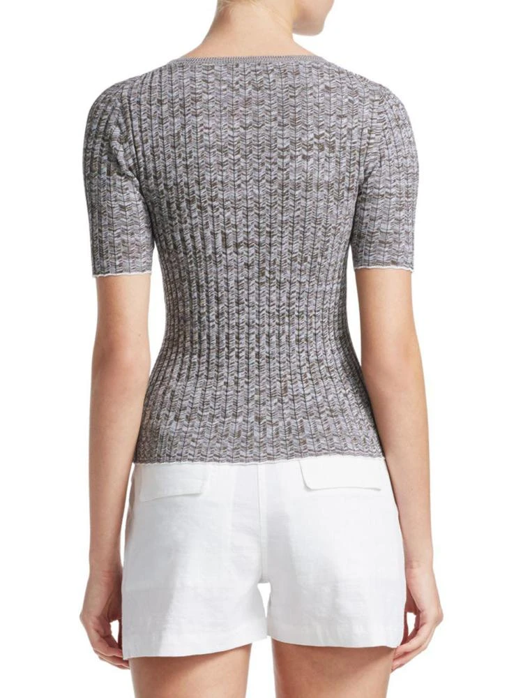 商品Theory|Rib-Knit Crewneck Sweater,价格¥1744,第2张图片详细描述