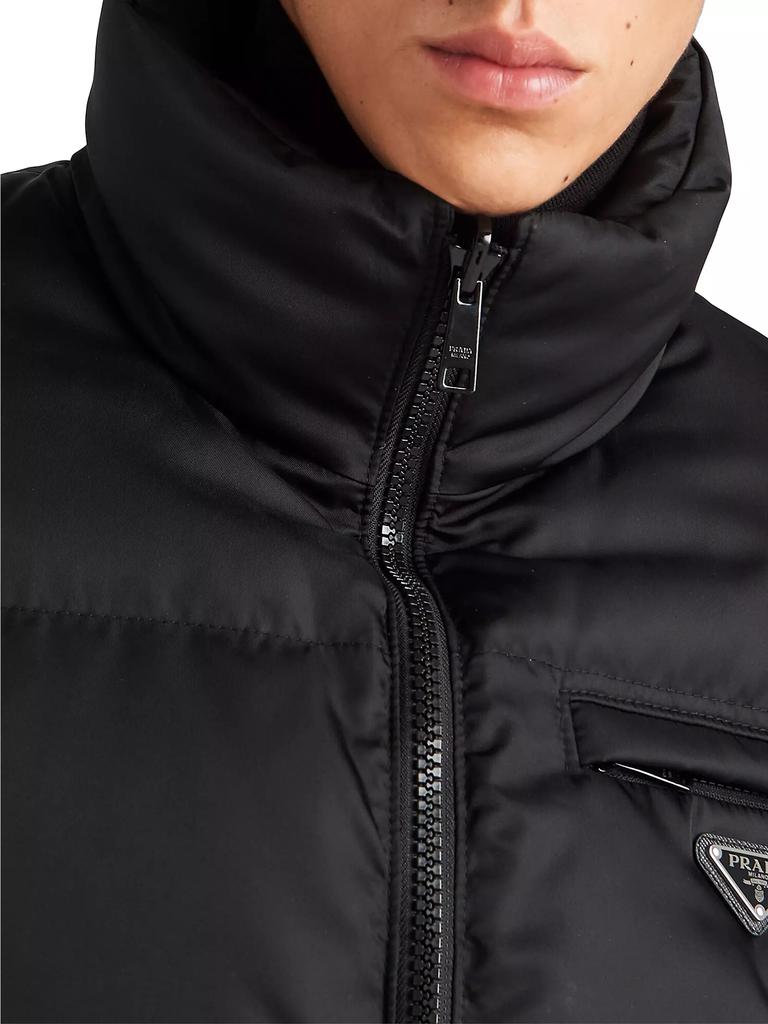 Prada Medium-Length Re-Nylon Down Jacket - Coats - Free Shipping