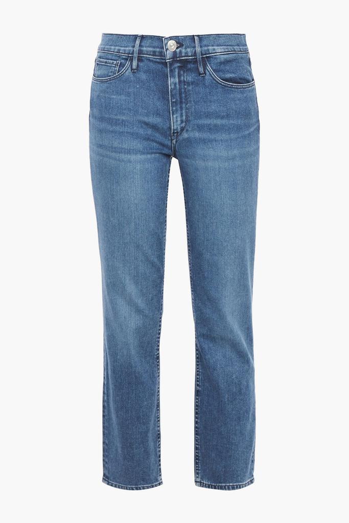 High-rise straight-leg jeans商品第1张图片规格展示