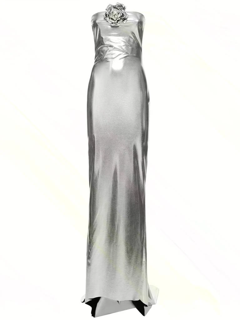 商品GIUSEPPE DI MORABITO|Laminated Jersey Strapless Long Dress,价格¥6391,第1张图片