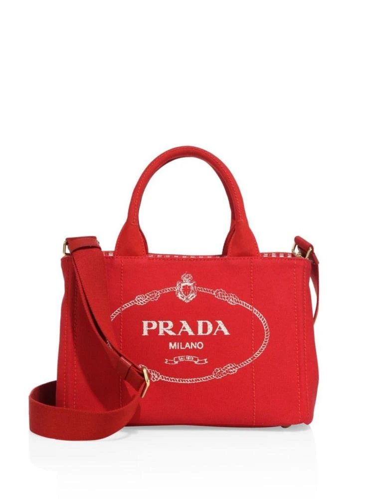 商品Prada|Canapa Canvas Tote,价格¥6892,第1张图片