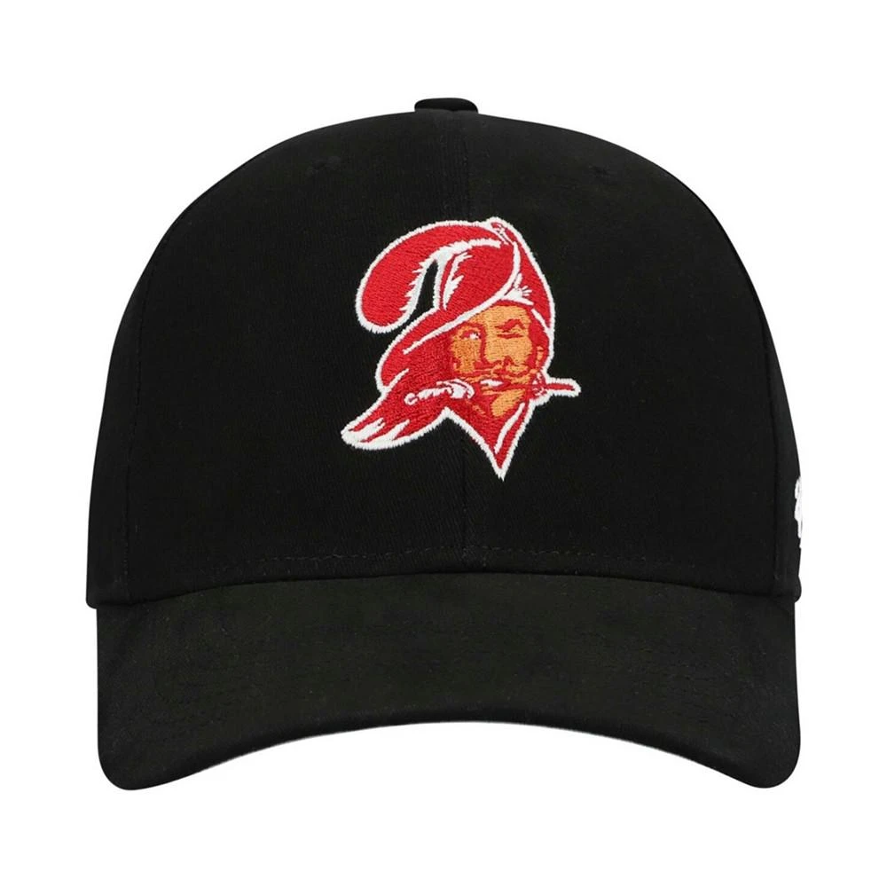 商品47 Brand|Boys Black Tampa Bay Buccaneers Team Basic MVP Adjustable Hat,价格¥135,第2张图片详细描述