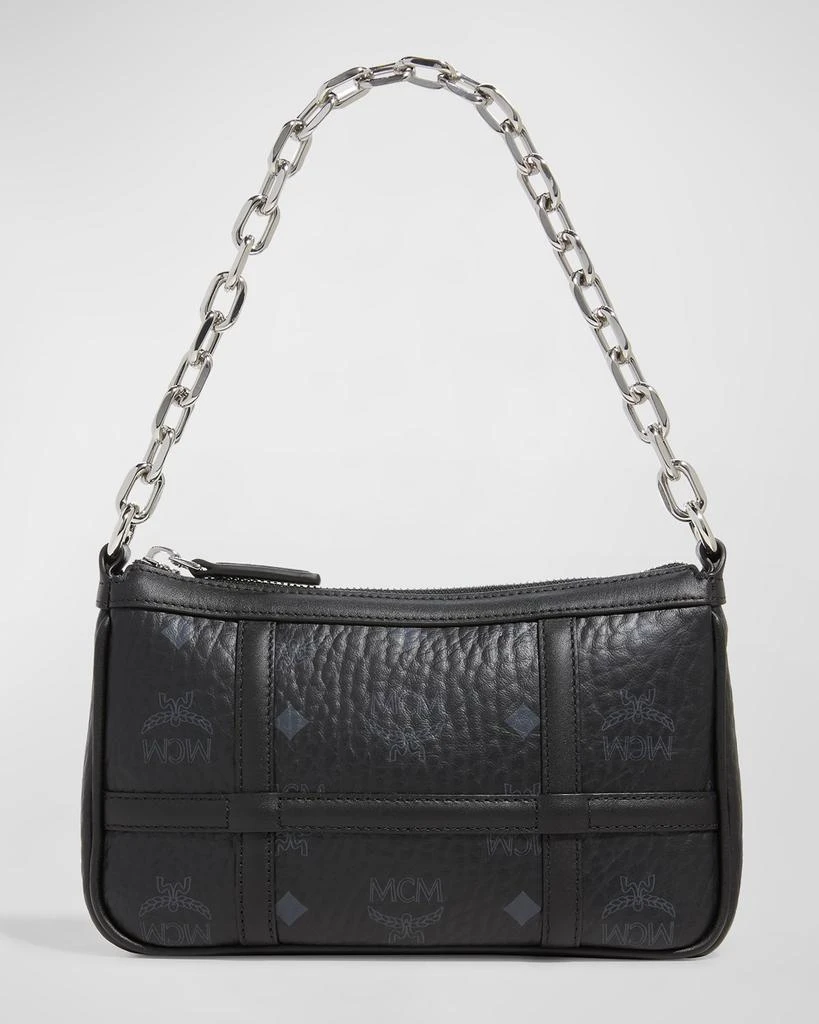 商品MCM|Delmy Visetos Mini Logo Chain Shoulder Bag,价格¥4995,第1张图片