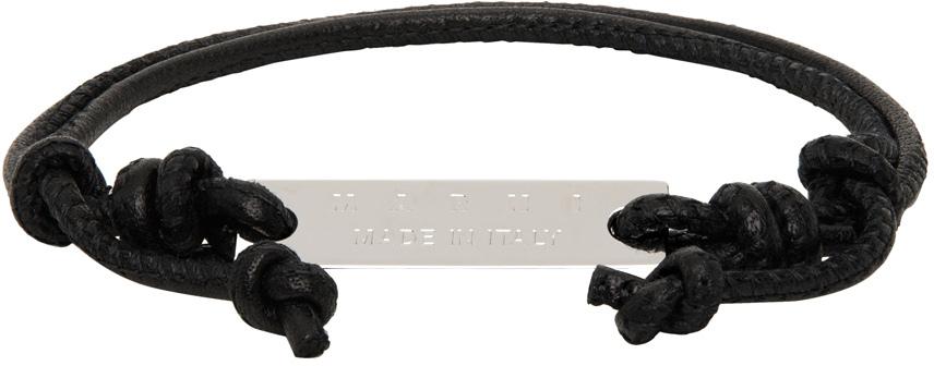 Black Leather Bracelet商品第1张图片规格展示