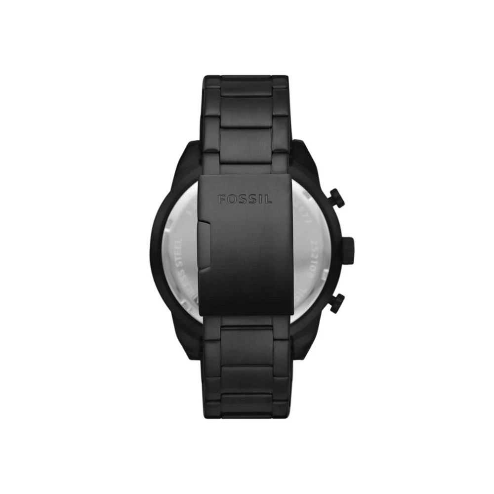 商品Fossil|Men's Bronson Black Stainless Steel Bracelet Watch 50mm,价格¥1645,第2张图片详细描述