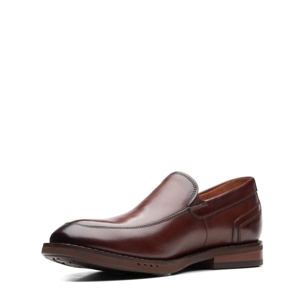 商品Clarks|Men's Un Hugh Step Shoes In Brown Leather,价格¥757,第2张图片详细描述
