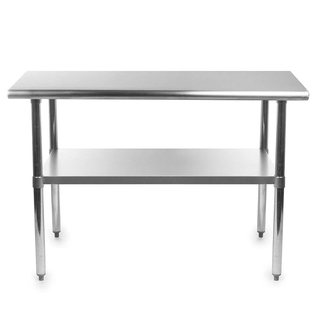 商品QuikFurn|Stainless Steel 48 x 24 inch Heavy Duty Kitchen Work Table,价格¥1658,第2张图片详细描述