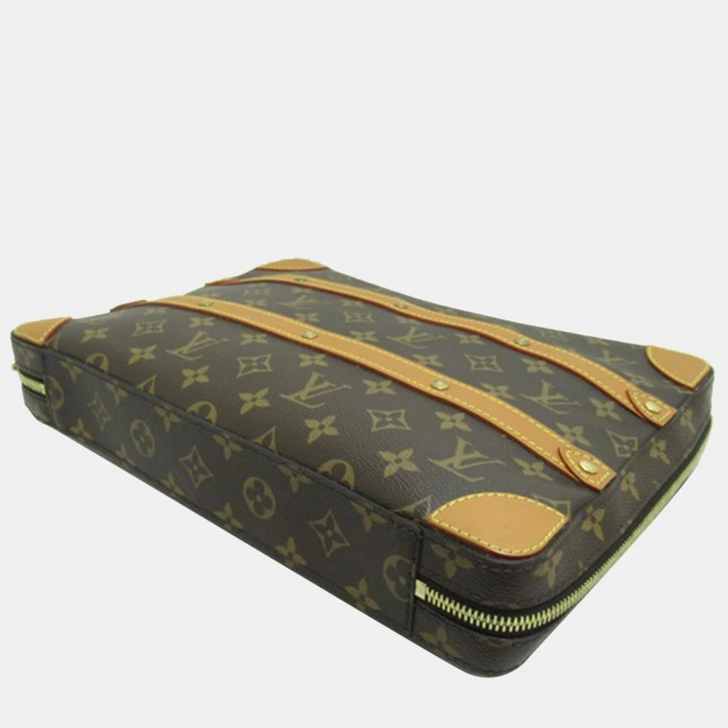 商品[二手商品] Louis Vuitton|Louis Vuitton Brown Monogram Canvas Soft Trunk Crossbody Bag,价格¥22138,第4张图片详细描述