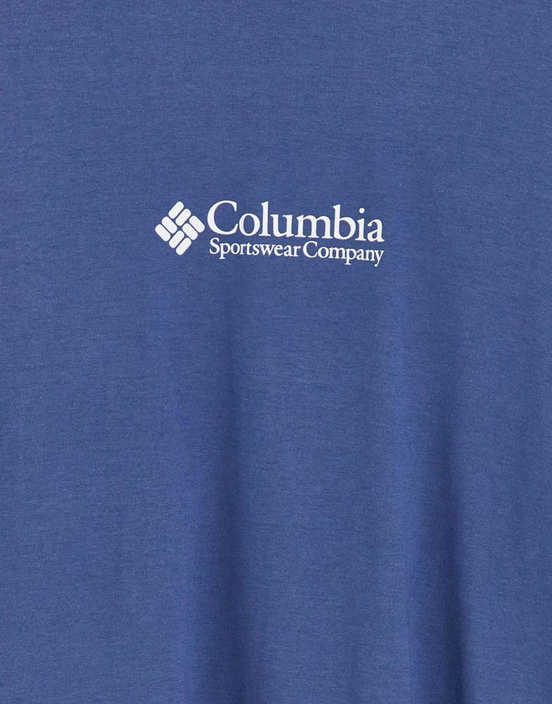 商品Columbia|Columbia Hopedale long sleeve t-shirt in navy Exclusive at ASOS,价格¥216,第3张图片详细描述