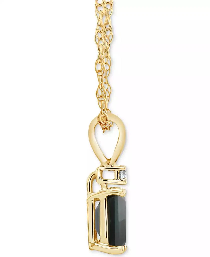 商品Macy's|Sapphire (3/4 ct. t.w.) & Diamond Accent 18" Pendant Necklace in 14k Gold (Also in Ruby),价格¥2962,第5张图片详细描述