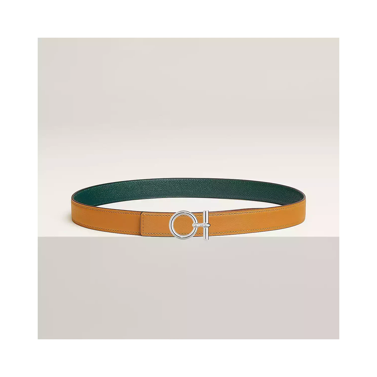 商品Hermes|【预售】 爱马仕 24秋冬 女士 腰带 Boucle de ceinture Flot & Cuir de ceinture réversible 24 mm H010617UK05 | H052150CAWV,价格¥6732,第1张图片