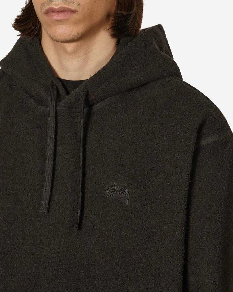 商品STUSSY|Inside Out Fleece Hooded Sweatshirt Black,价格¥1121,第5张图片详细描述
